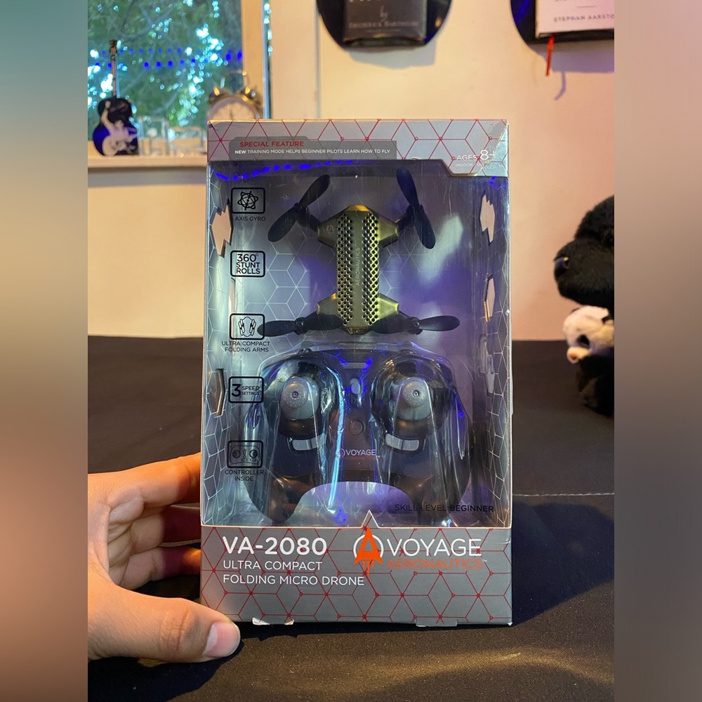 I'm selling a mini green VA - 2080 , folding micro drone for $15-20